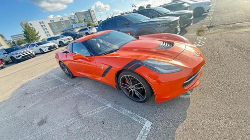 Orange 2019 Chevrolet Corvette Stingray