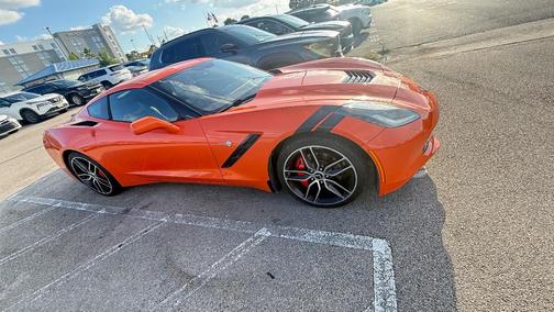 Orange 2019 Chevrolet Corvette Stingray