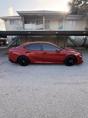 Red 2025 Toyota Camry LE