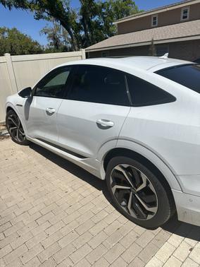White 2023 Audi e-tron Sportback S Line Premium Plus