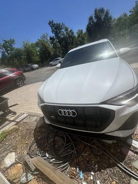 White 2023 Audi e-tron Sportback S Line Premium Plus