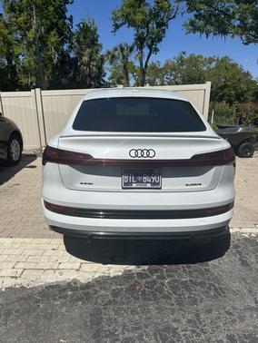 White 2023 Audi e-tron Sportback S Line Premium Plus