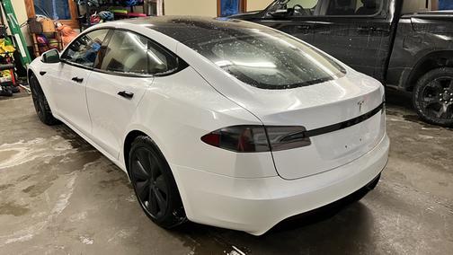White 2022 Tesla Model S Long Range