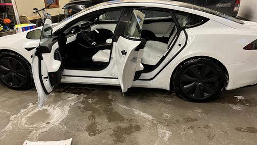 White 2022 Tesla Model S Long Range