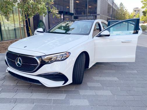 White 2025 Mercedes-Benz E-Class E 350