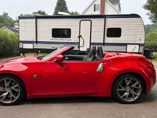 Red 2015 Nissan 370Z Touring Sport