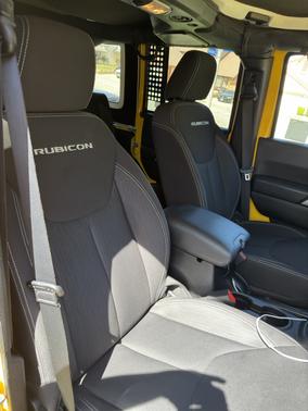 Yellow 2015 Jeep Wrangler Unlimited Rubicon
