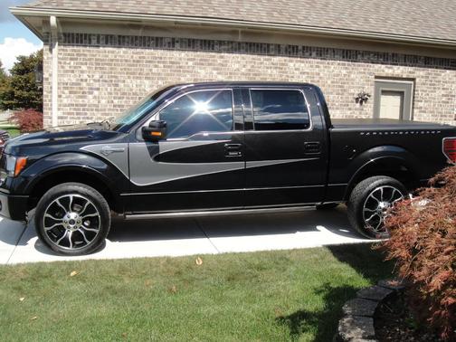 Black 2012 Ford F-150 Harley-Davidson