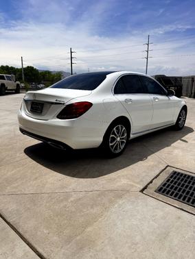 White 2015 Mercedes-Benz C-Class C 300 Luxury