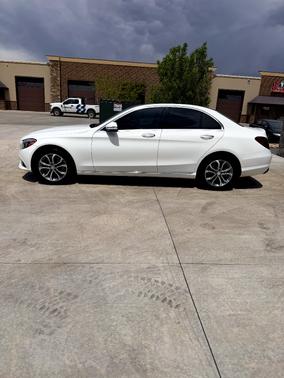 White 2015 Mercedes-Benz C-Class C 300 Luxury