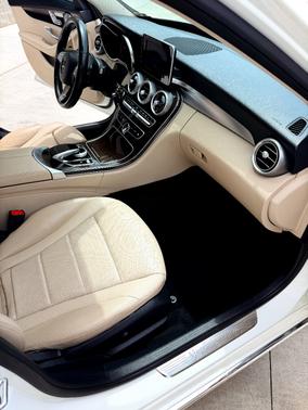 White 2015 Mercedes-Benz C-Class C 300 Luxury