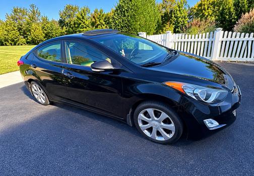 Black 2012 Hyundai ELANTRA Limited