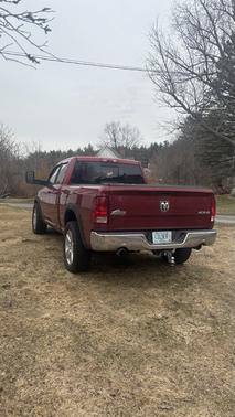 Red 2012 RAM 1500 Big Horn