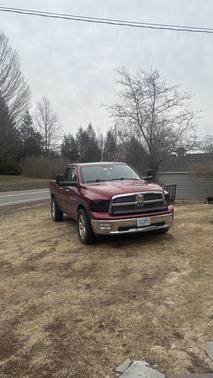 Red 2012 RAM 1500 Big Horn