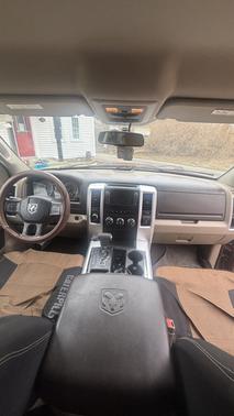 Red 2012 RAM 1500 Big Horn