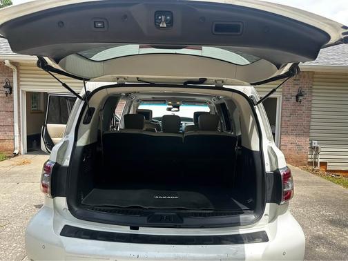 White 2017 Nissan Armada Platinum