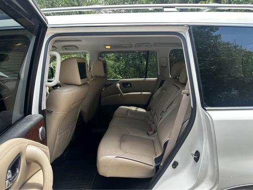White 2017 Nissan Armada Platinum