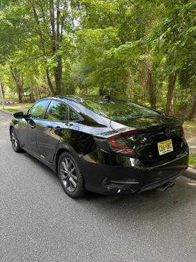 Black 2021 Honda Civic EX-L