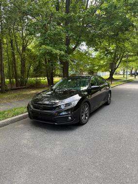 Black 2021 Honda Civic EX-L