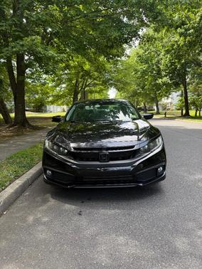 Black 2021 Honda Civic EX-L