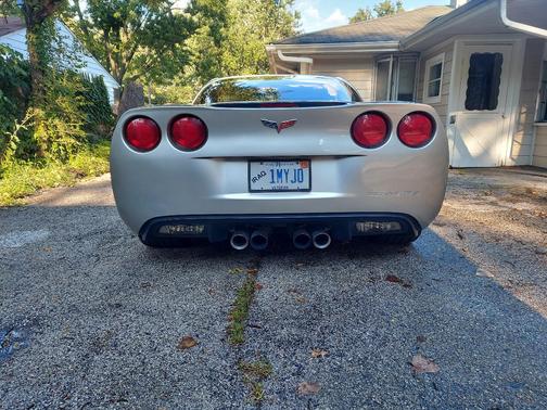Silver 2008 Chevrolet Corvette Base