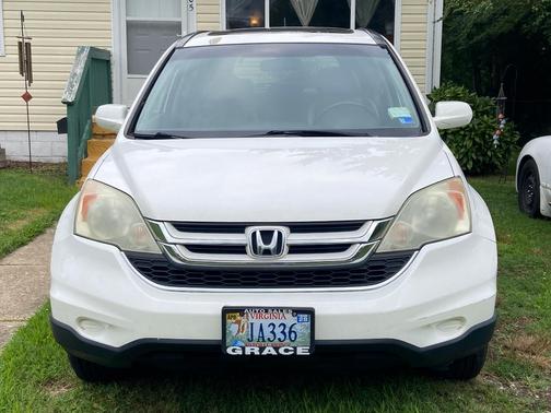 White 2010 Honda CR-V EX-L w/Navigation