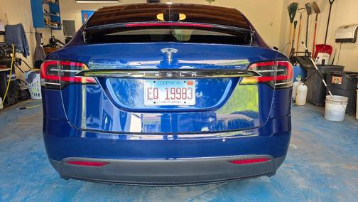 Blue 2019 Tesla Model X Performance