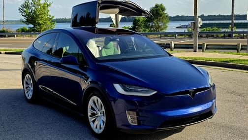 Blue 2019 Tesla Model X Performance