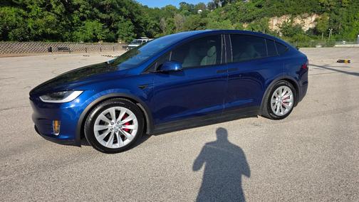 Blue 2019 Tesla Model X Performance