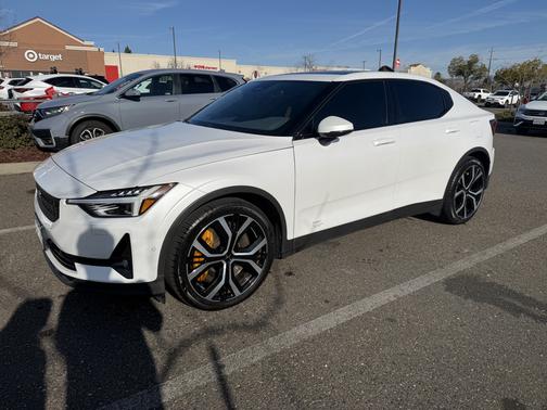 White 2021 Polestar 2 Launch Edition