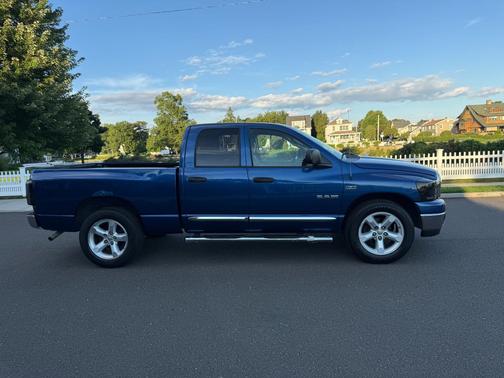 Blue 2008 Dodge Ram 1500 SLT Quad Cab