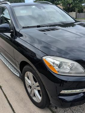 Blue 2015 Mercedes-Benz M-Class ML 350 4MATIC