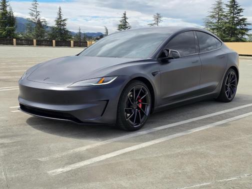 Gray 2024 Tesla Model 3 Performance