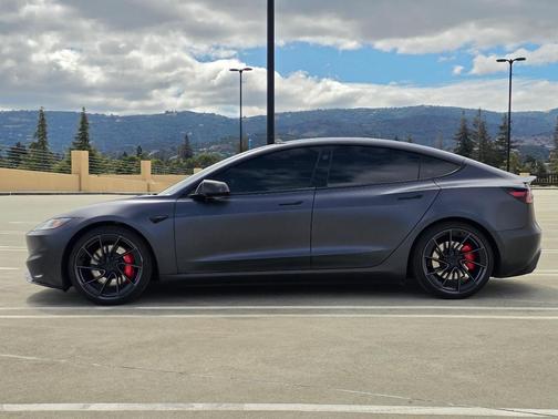 Gray 2024 Tesla Model 3 Performance