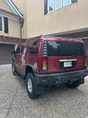 Red 2004 Hummer H2 Base