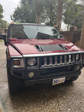 Red 2004 Hummer H2 Base