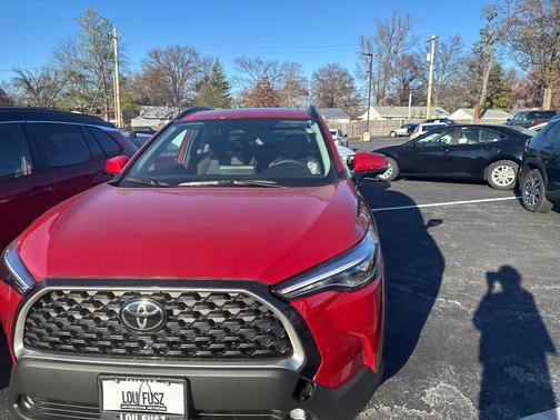 Red 2024 Toyota Corolla Cross XLE