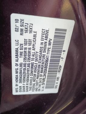 2010 Honda Odyssey LX