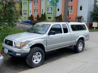 Silver 2002 Toyota Tacoma PreRunner