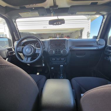 Green 2015 Jeep Wrangler Unlimited Sport