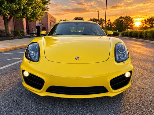 Yellow 2014 Porsche Cayman Cayman S