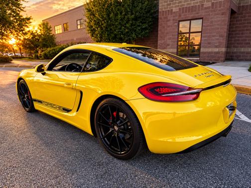 Yellow 2014 Porsche Cayman Cayman S