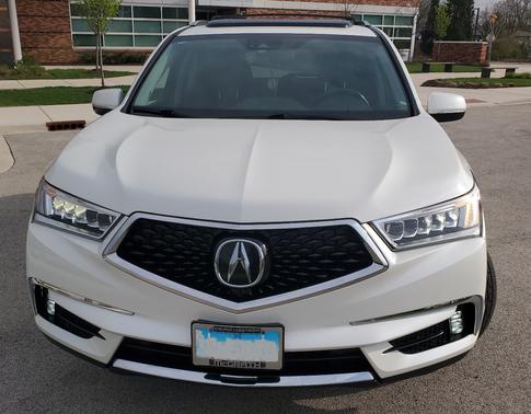 White 2019 Acura MDX 3.5L w/Technology Package
