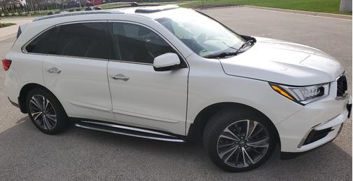 White 2019 Acura MDX 3.5L w/Technology Package