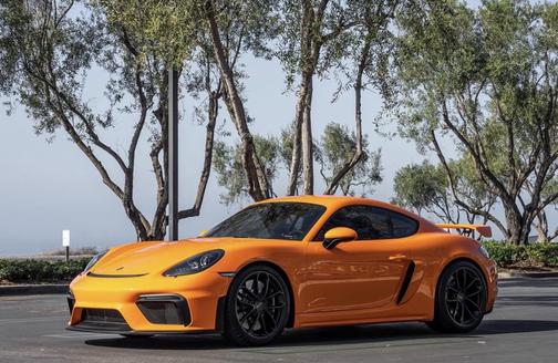 Orange 2021 Porsche 718 Cayman 718 Cayman GT4