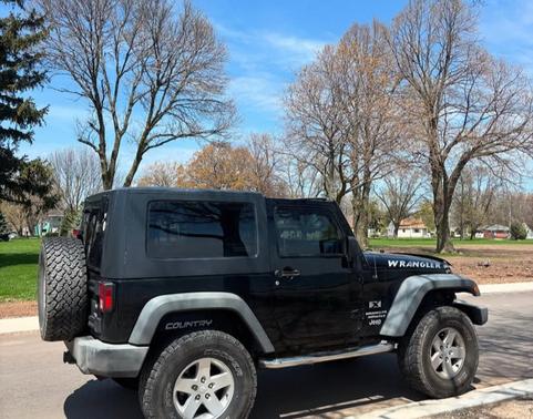 Black 2008 Jeep Wrangler X