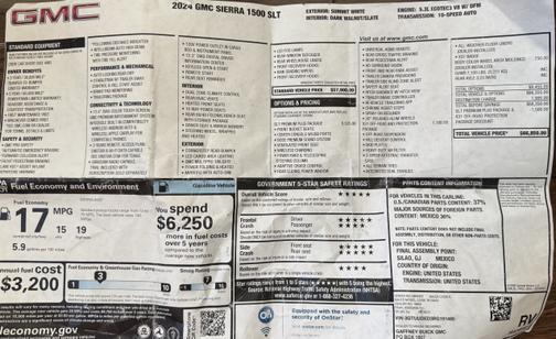 2024 GMC Sierra 1500 SLT