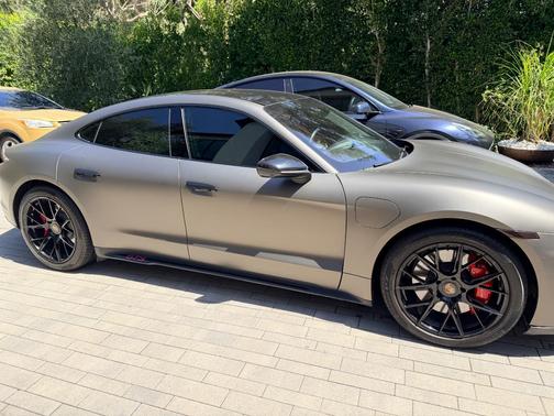 Gray 2023 Porsche Taycan Taycan GTS