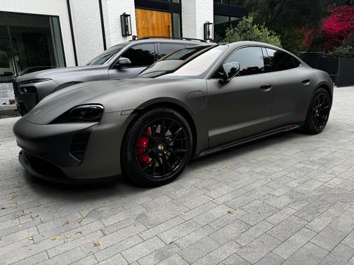 Gray 2023 Porsche Taycan Taycan GTS