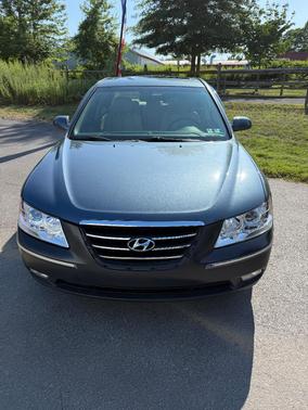 Blue 2009 Hyundai SONATA Limited